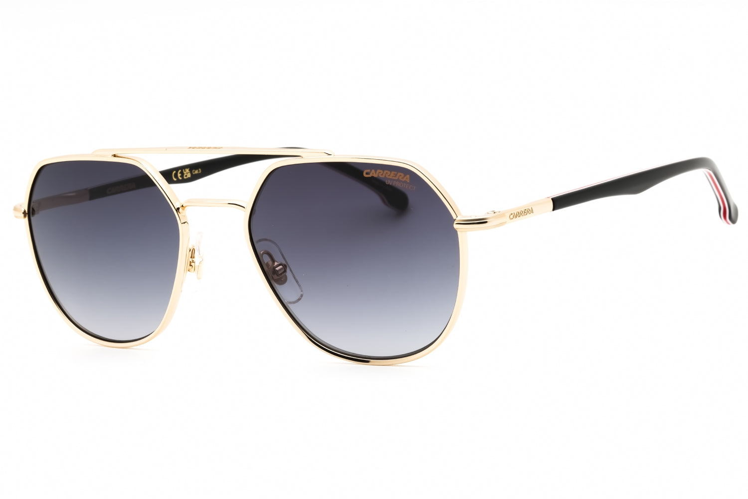 NWT Carrera CARRERA 303/S-0W97 9O 53mm Buy Carrera Gold 303/S Geometric Sunglasses in Stainless  main image 3