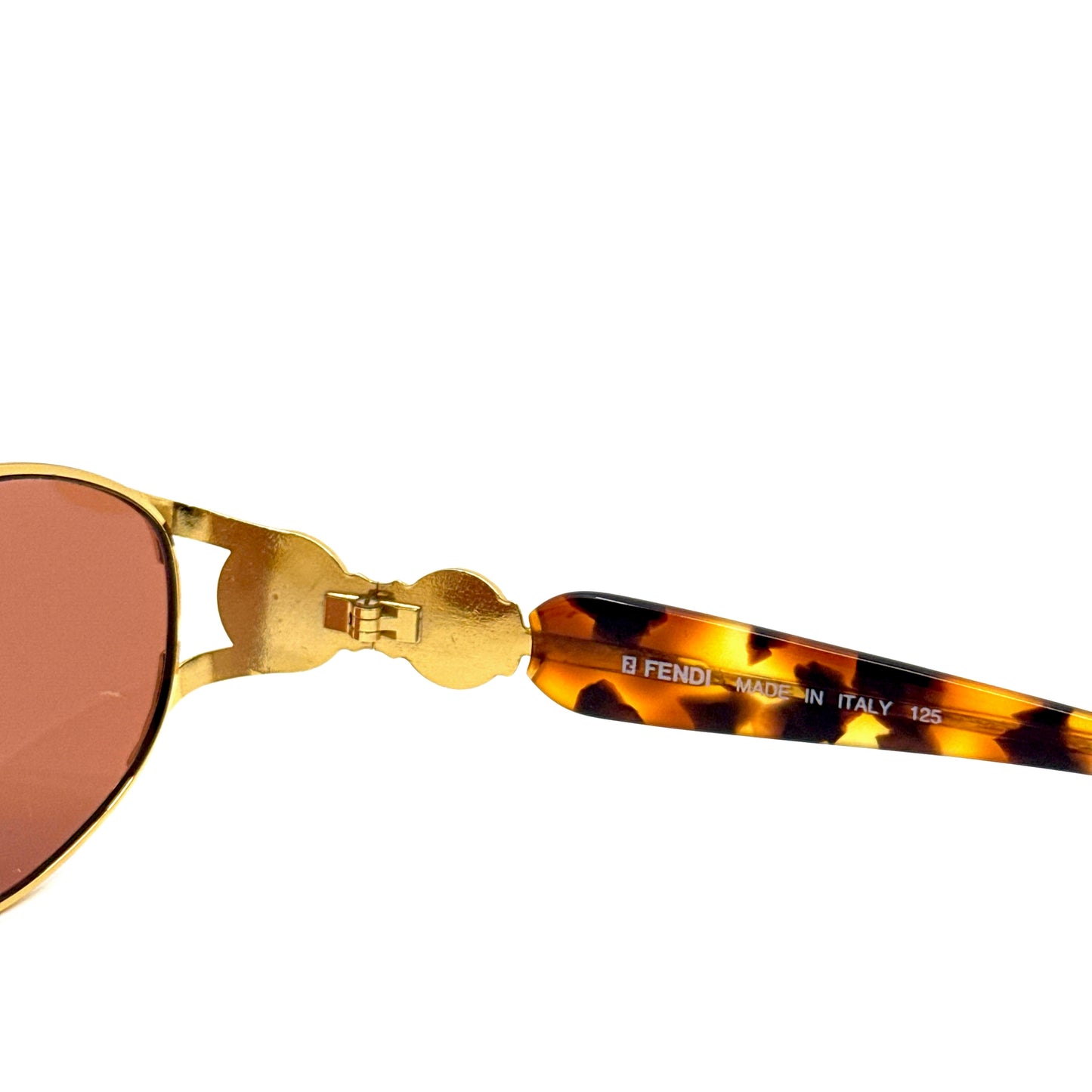 FENDI Vintage Eyeglasses FS119 Golden Beauty 125