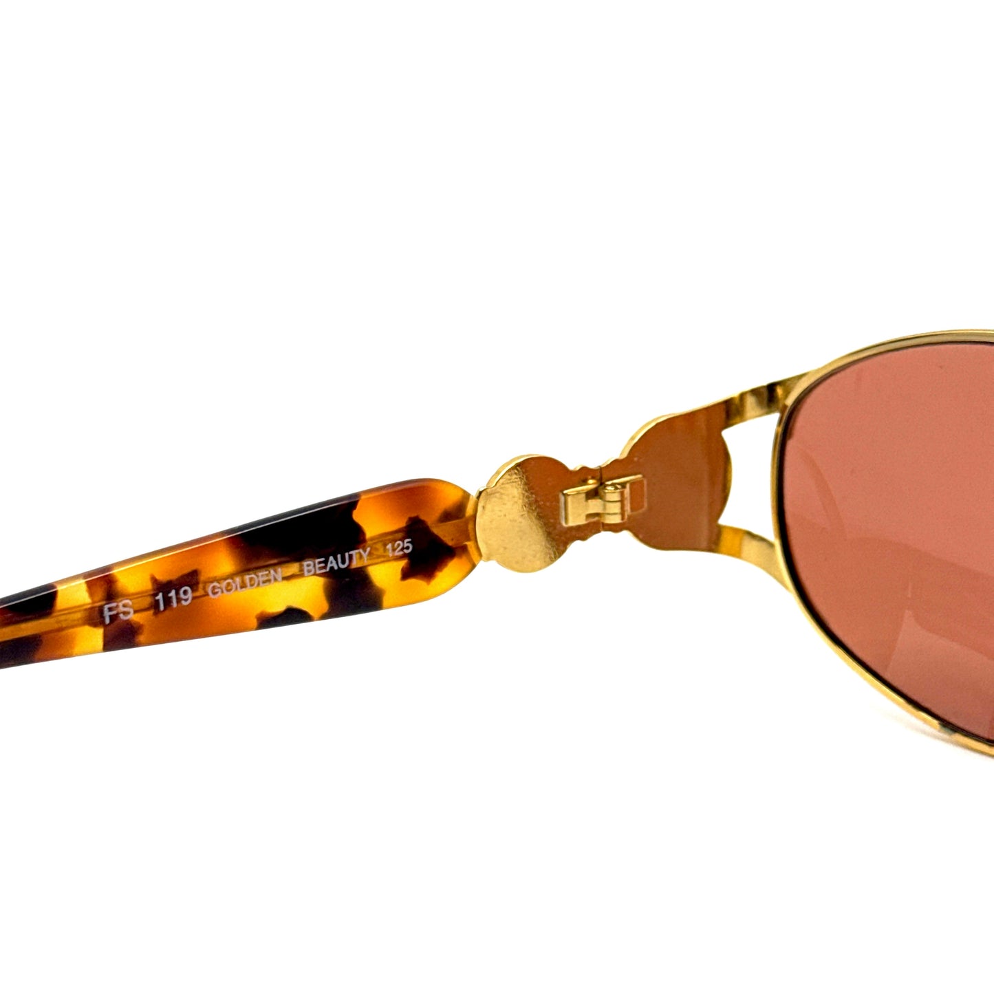 FENDI Vintage Eyeglasses FS119 Golden Beauty 125