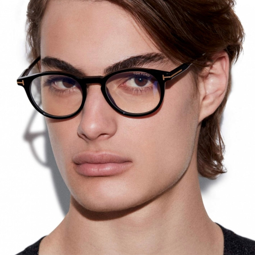 TOM FORD Clip-On Sunglasses/Eyeglasses TF5823-H-B 001