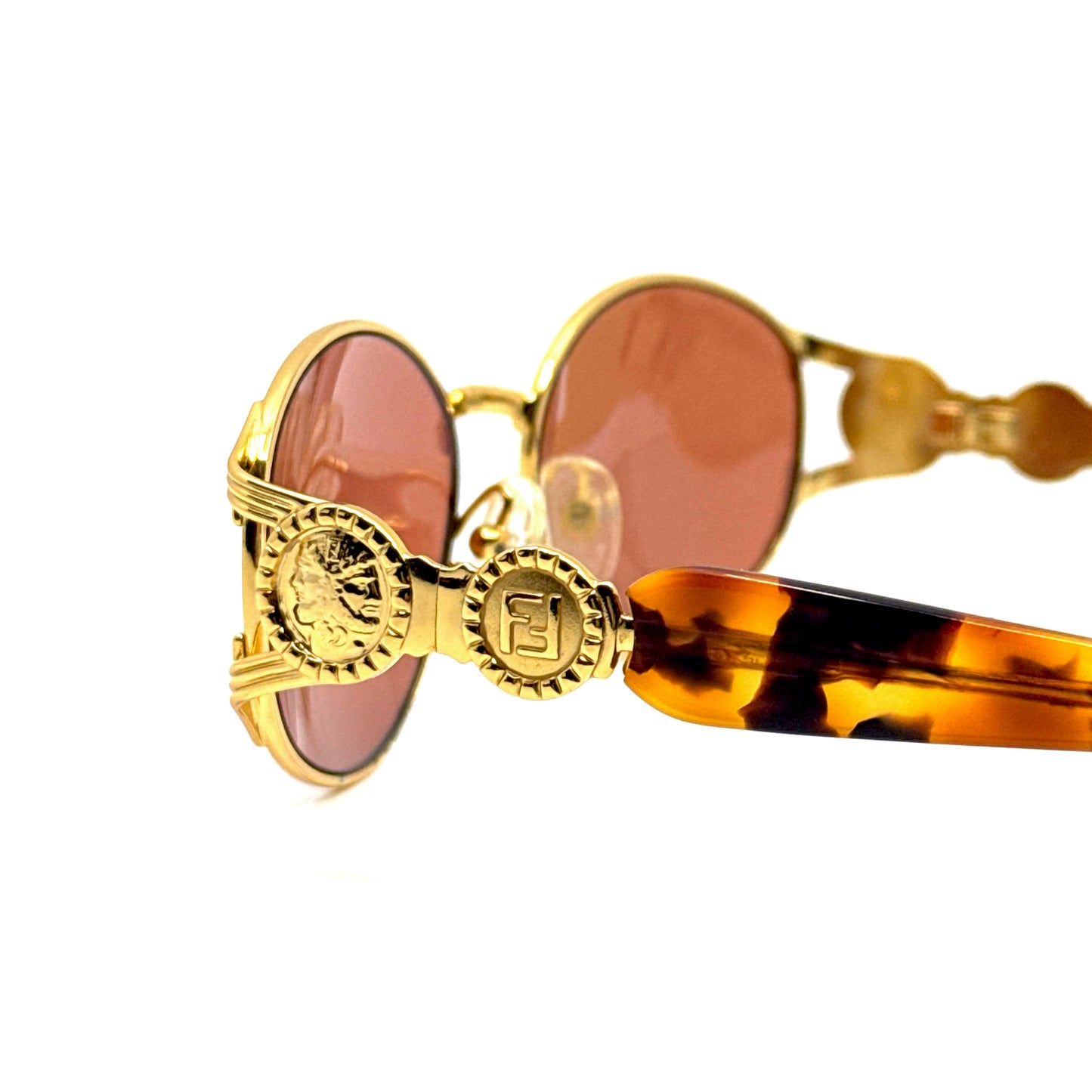 FENDI Vintage Eyeglasses FS119 Golden Beauty 125