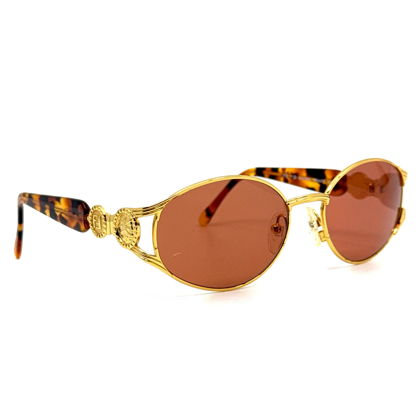FENDI Vintage Eyeglasses FS119 Golden Beauty 125
