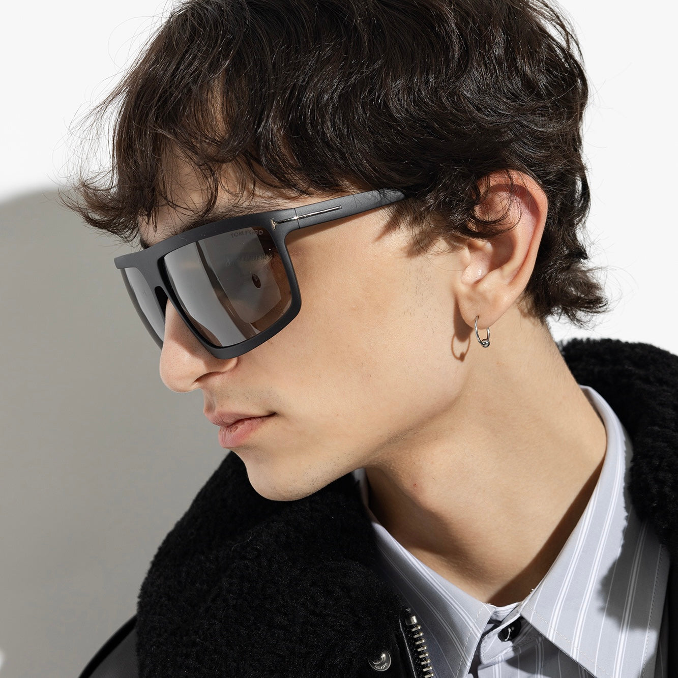 TOM FORD Clint-02 Sunglasses TF1066 02L