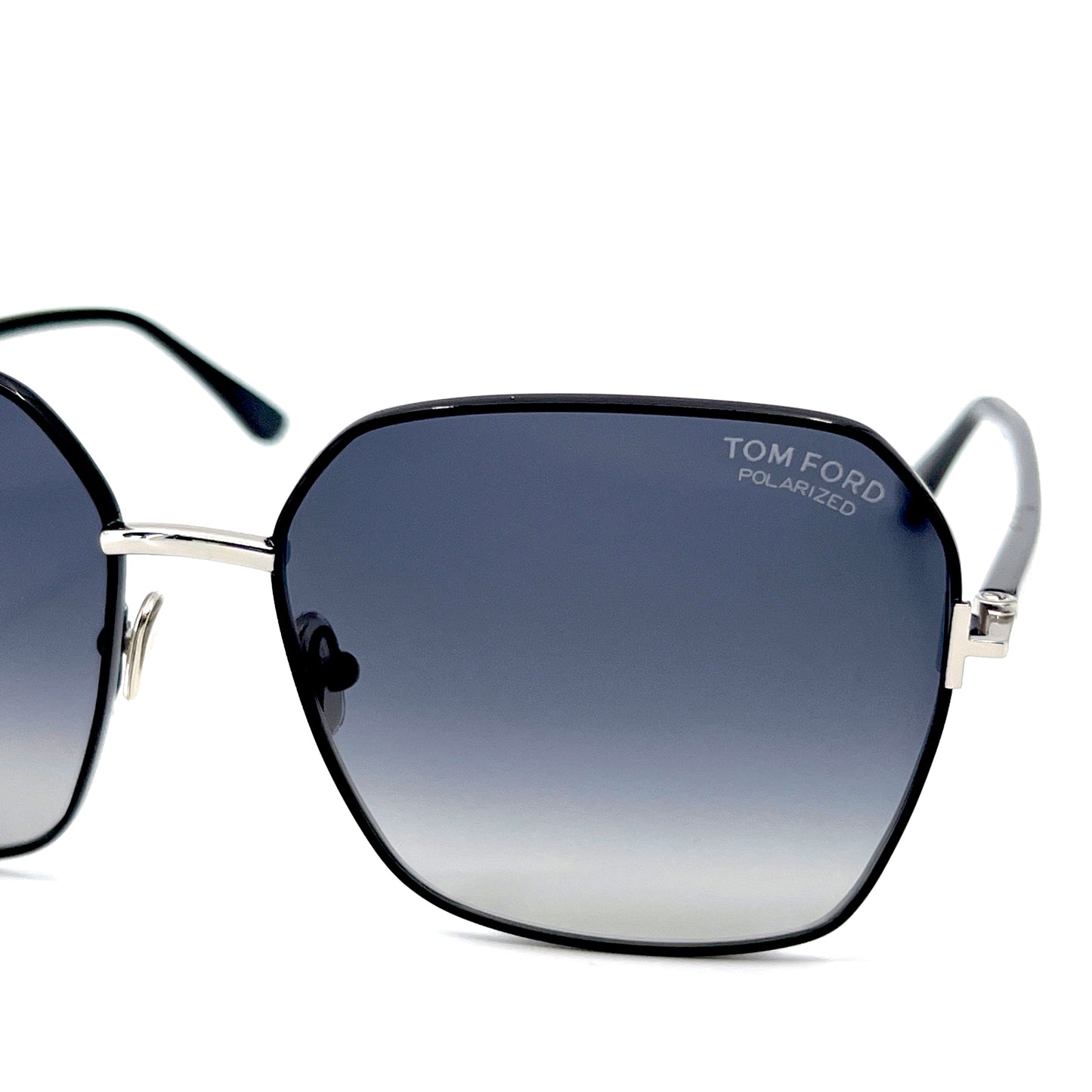 TOM FORD Claudia-02 Sunglasses TF839 01D Polarized