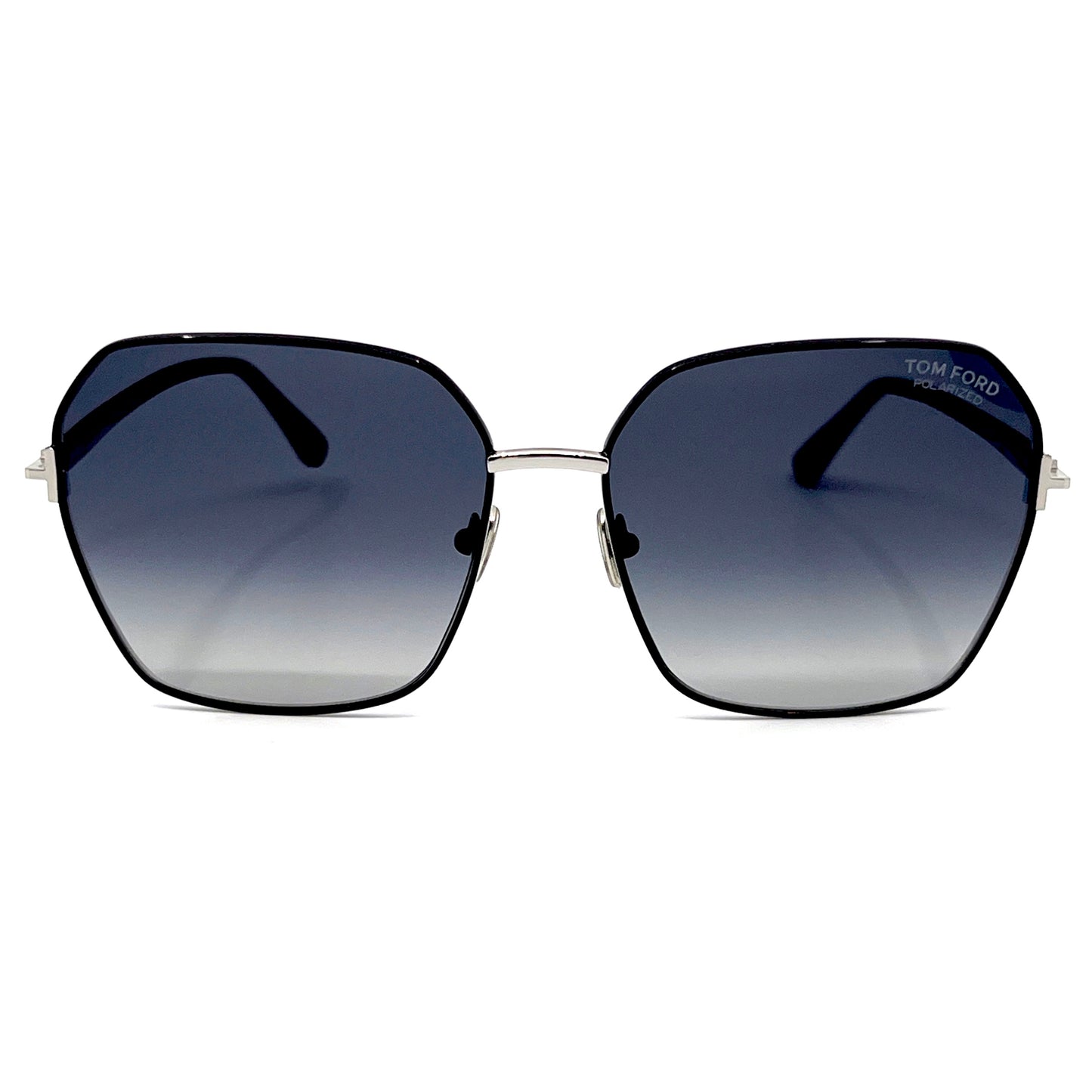TOM FORD Claudia-02 Sunglasses TF839 01D Polarized