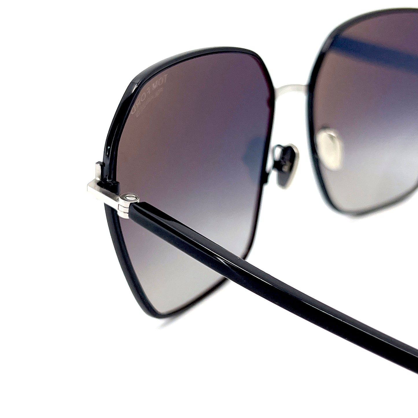 TOM FORD Claudia-02 Sunglasses TF839 01D Polarized