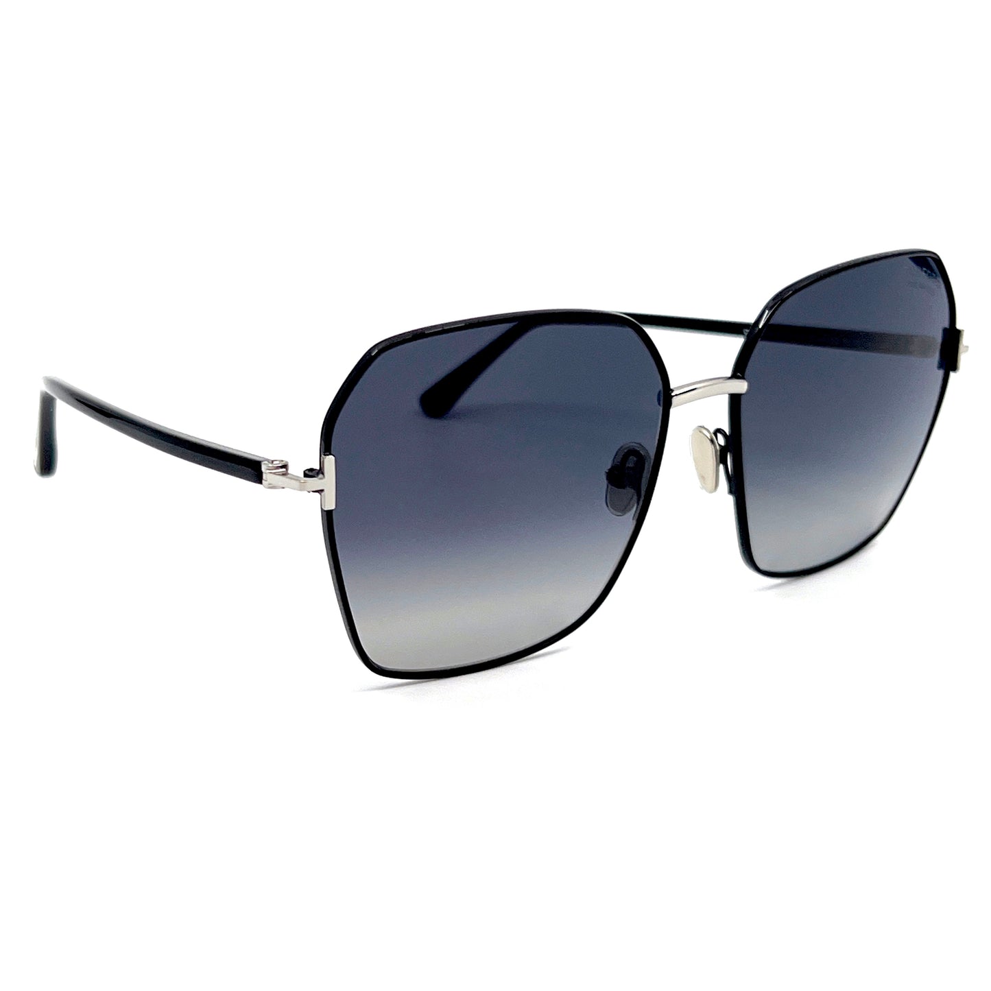 TOM FORD Claudia-02 Sunglasses TF839 01D Polarized