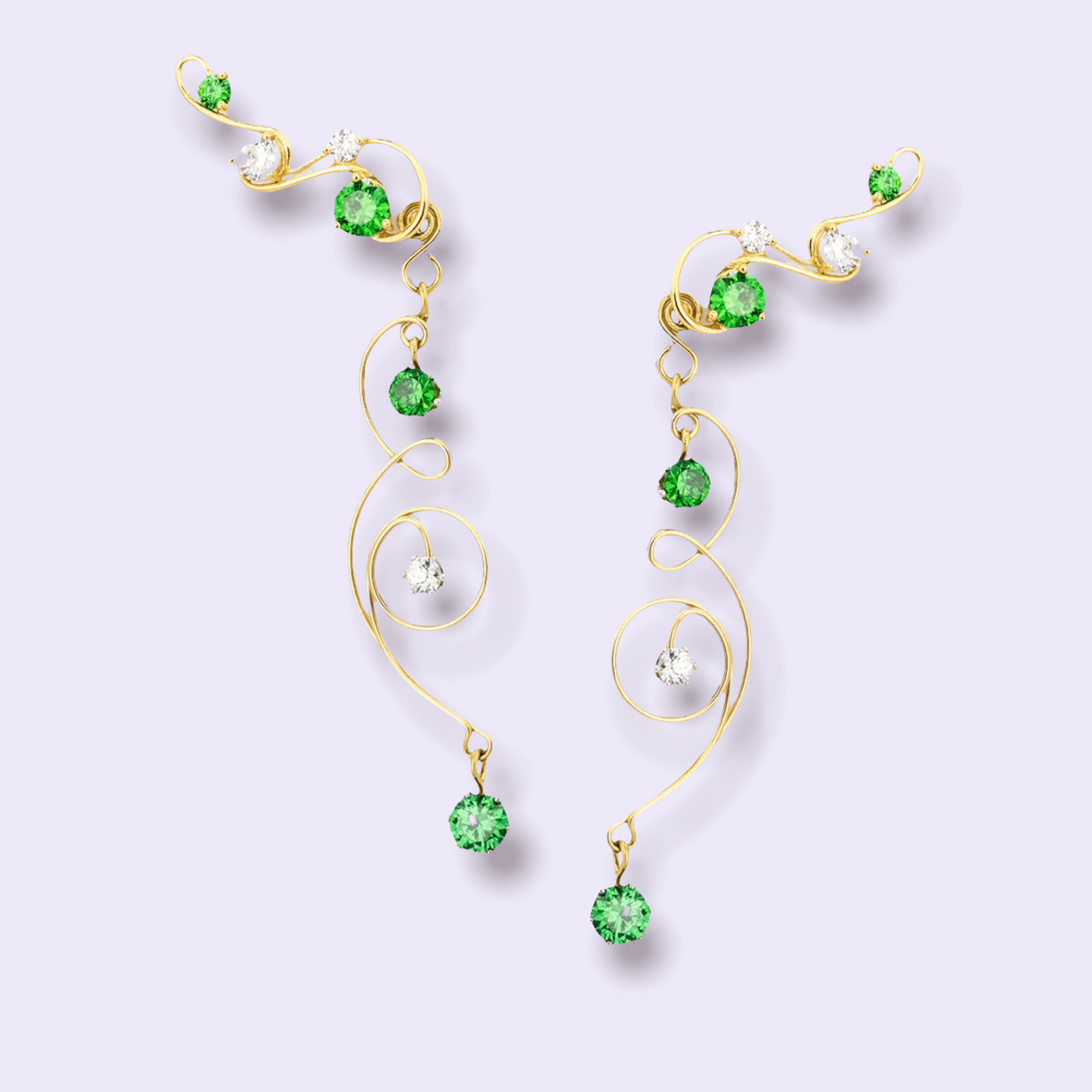 CASABLANCA EAR CLIMBERS - SILVER