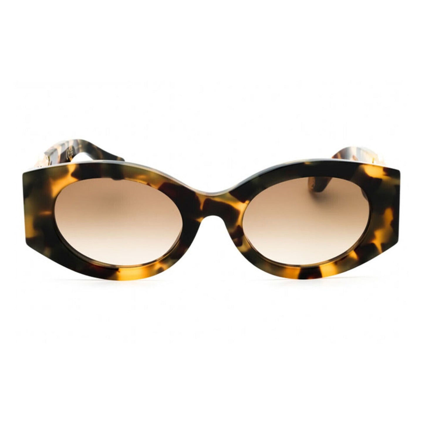 NEW Roberto Cavalli SRC064 0AGG Vintage Havana Sunglasses Authentic