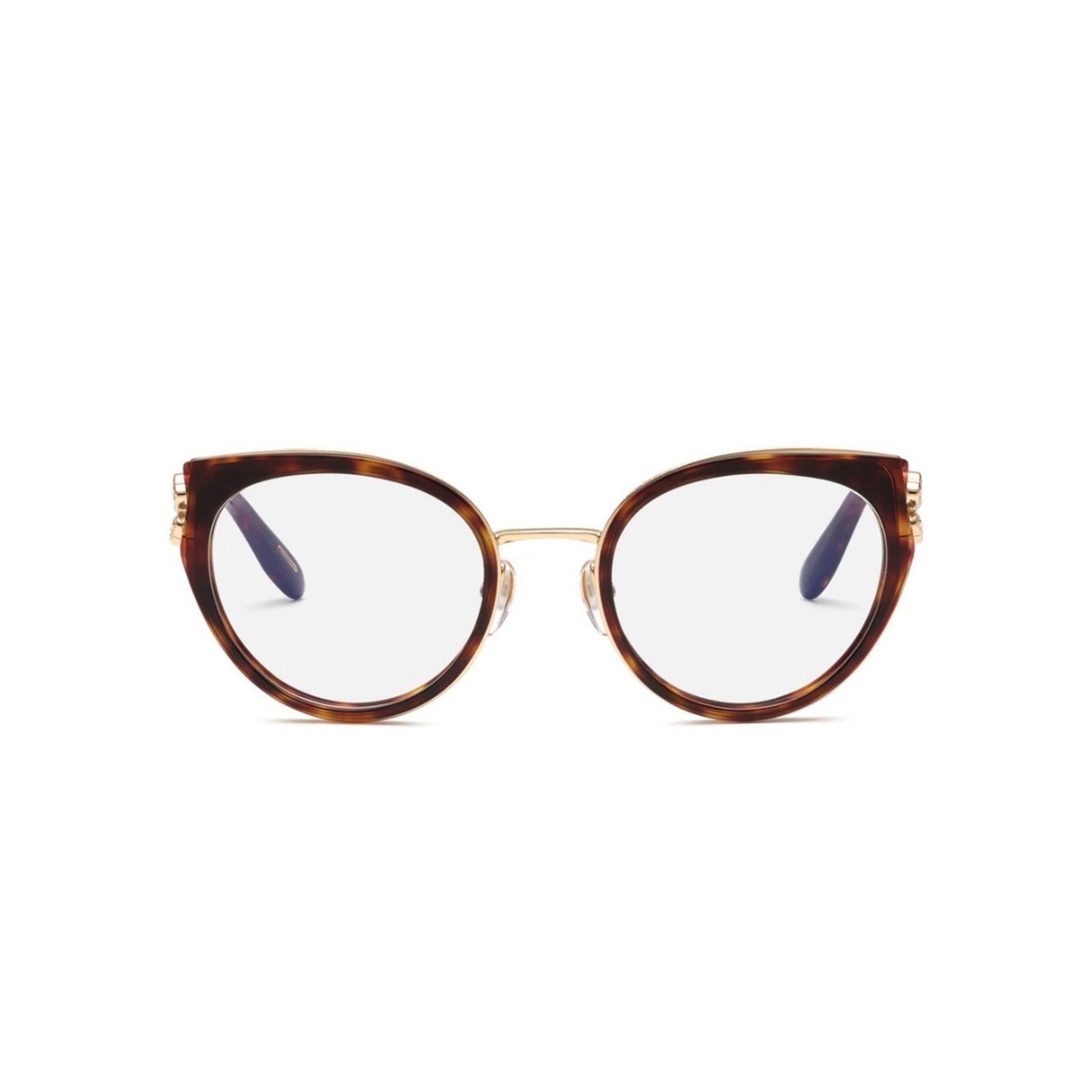 New Chopard VCH367S 0909 Cat Eye Shiny Havana Women Eyeglasses Authentic
