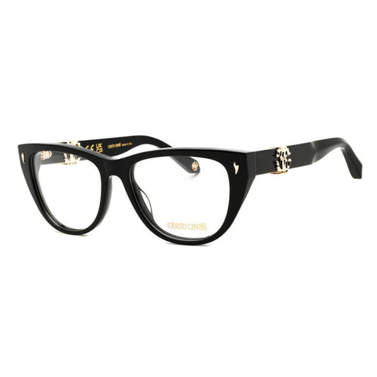 NEW Roberto Cavalli VRC045 0700 Shiny Black Sunglasses Authentic