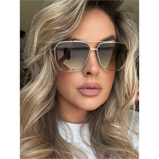 NEW DIFF Eyewear BERKELY DE01-0742 Silver Sunglasses Authentic