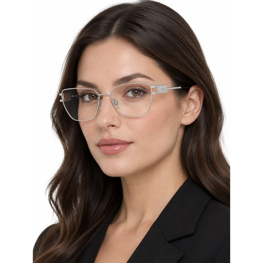 NEW Versace VE1301 1000 Silver Eyeglasses Authentic