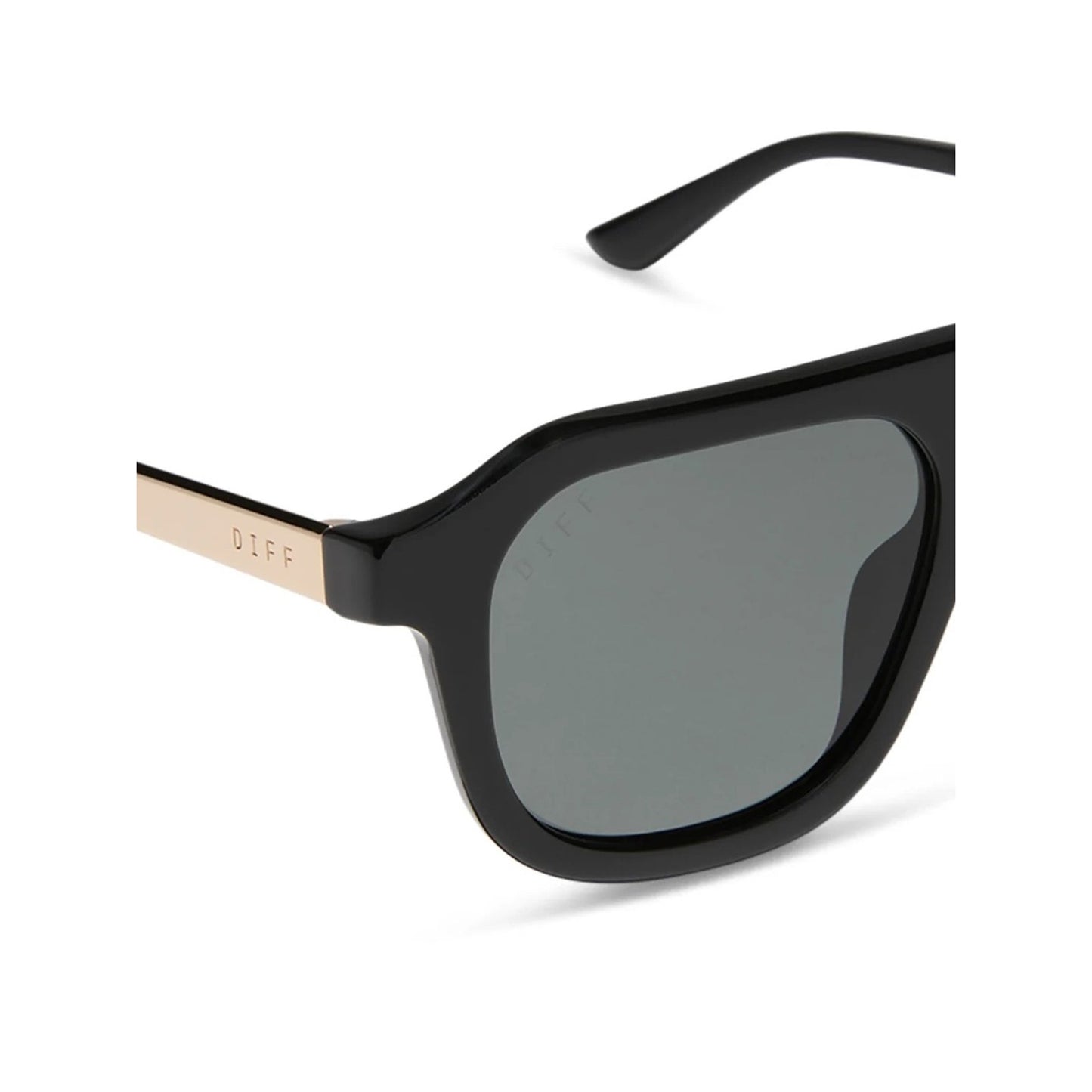 NEW DIFF Eyewear SIMS DE01-0920 Black Sunglasses Authentic