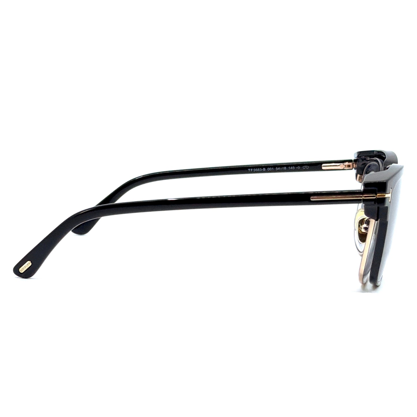 TOM FORD Clip-On Sunglasses/Eyeglasses TF5683-B 001