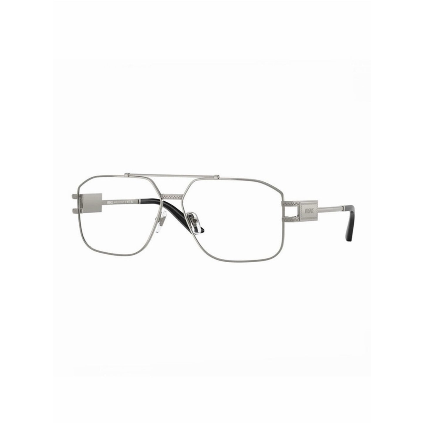 NEW Versace VE1302 1001 Gunmetal Eyeglasses Authentic