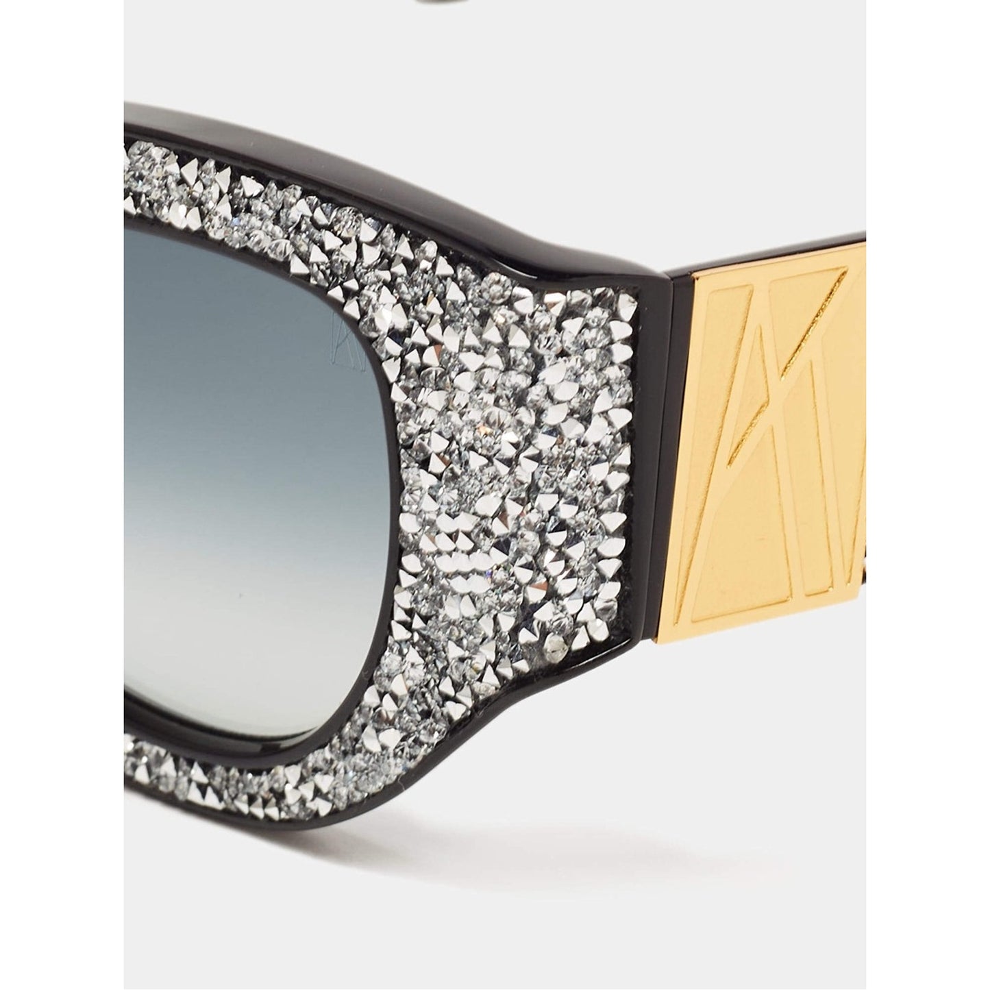 New Anna Karin Karlsson Lucky Goes To Vegas Ice Crystal Cat Eye Sunglasses