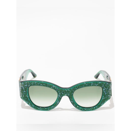 New Anna Karin Karlsson Green Lucky Goes To Vegas Emerald Crystal Sunglasses