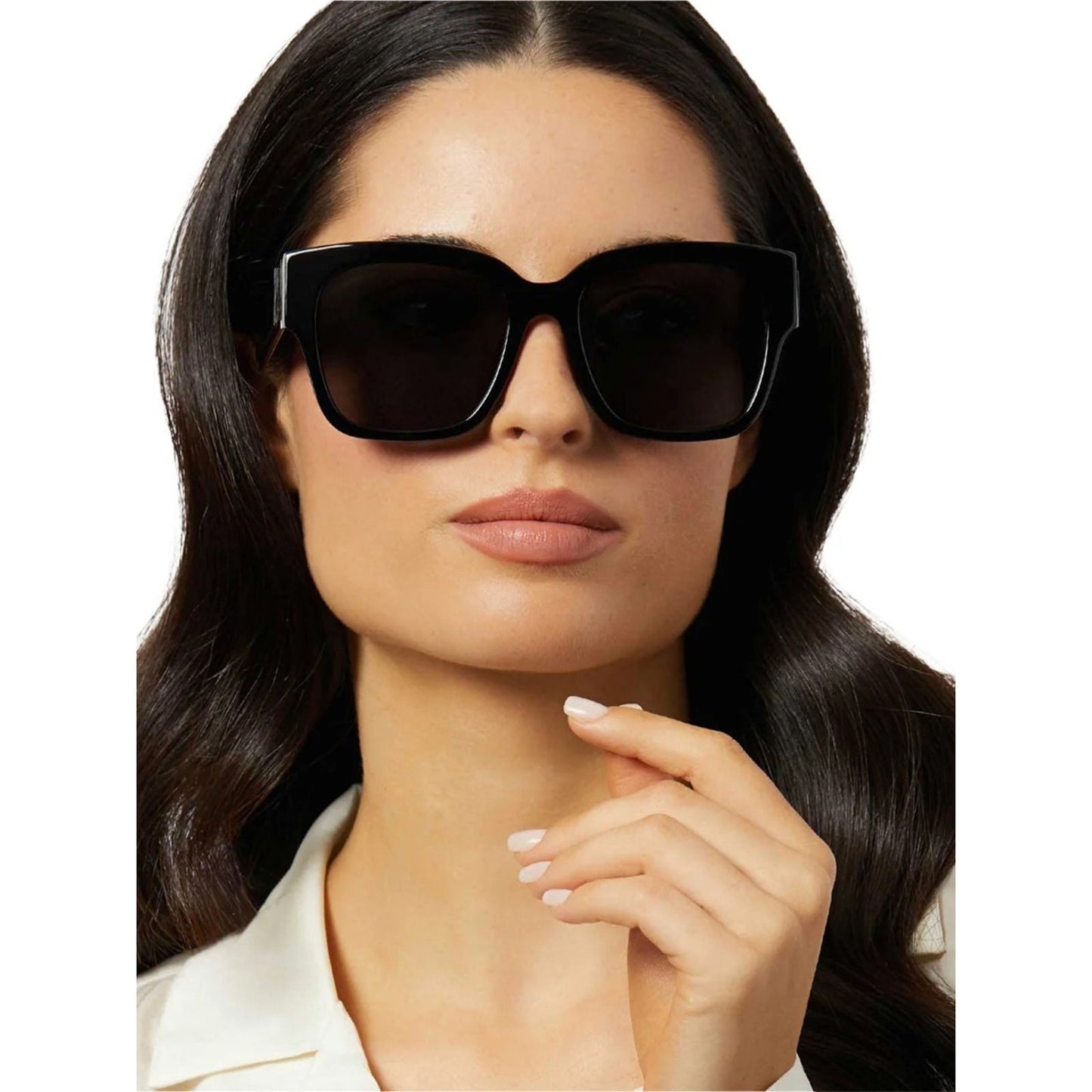 NEW DIFF Eyewear ISABELLA IC01-0420 Black Sunglasses Authentic
