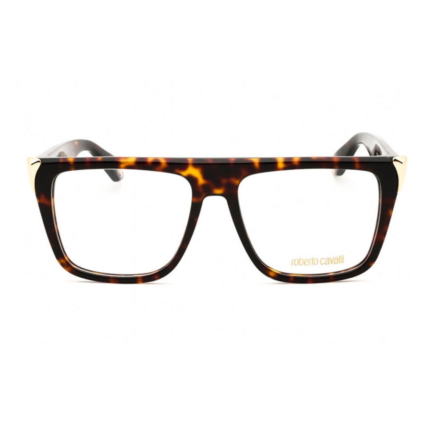 NEW Roberto Cavalli VRC107M 0743 Shiny Brown Havana/Yellow Sunglasses Authentic