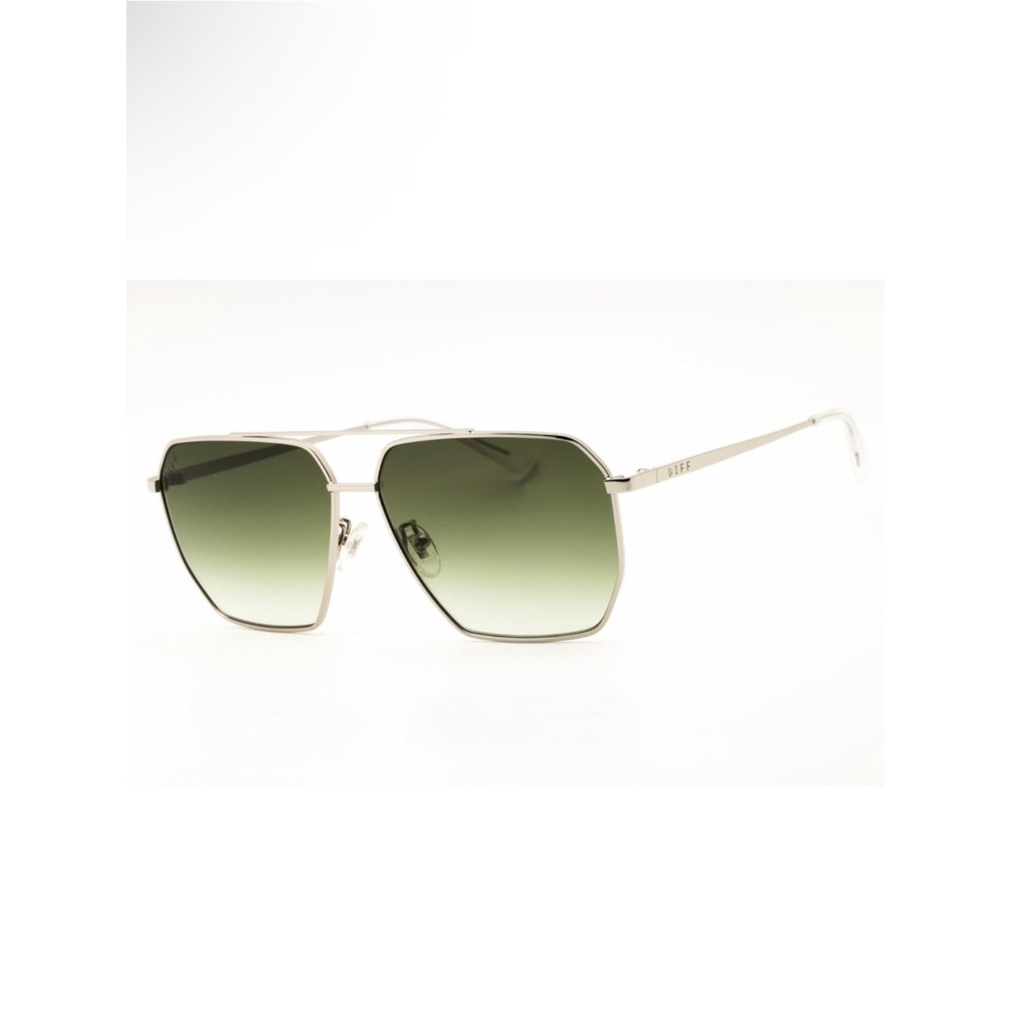 NEW DIFF Eyewear BERKELY DE01-0742 Silver Sunglasses Authentic