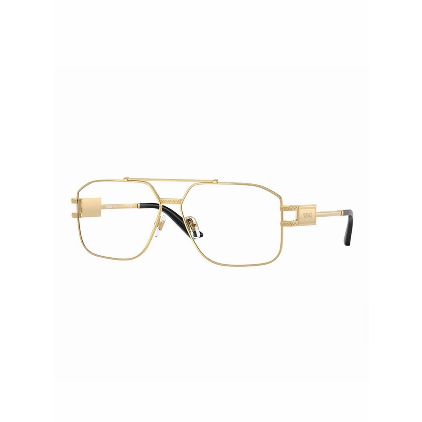 NEW Versace VE1302 1002 Gold Eyeglasses Authentic