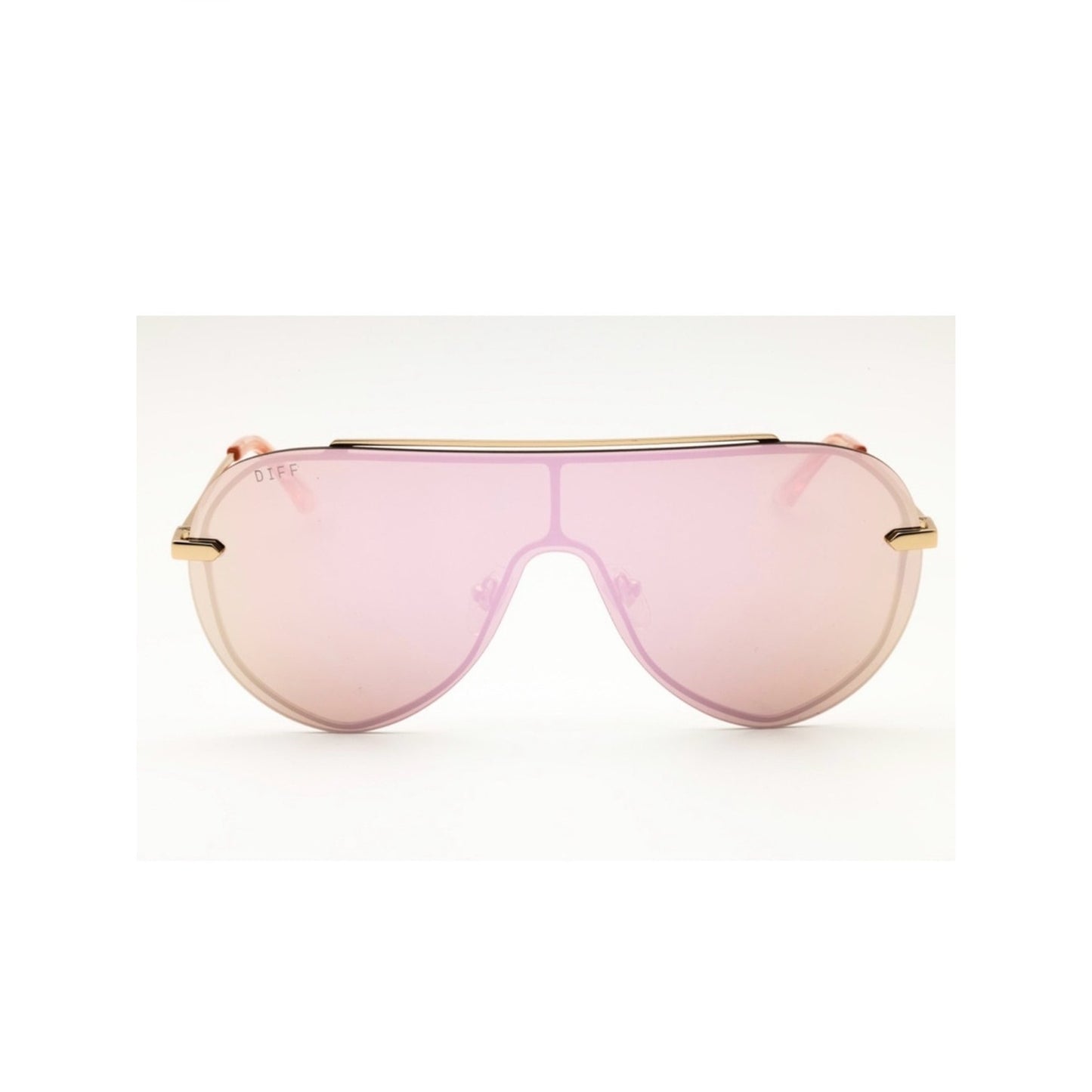 NEW DIFF Eyewear IMANI DE01-0637-GDCBN Gold Sunglasses Authentic