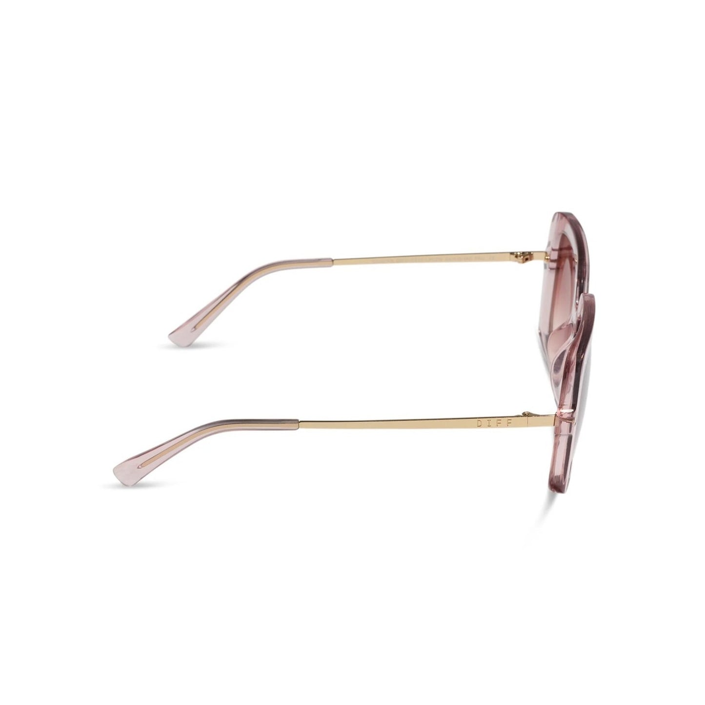 NEW DIFF Eyewear SANDRA DE01-0370-LP Light Pink Crystal Sunglasses Authentic
