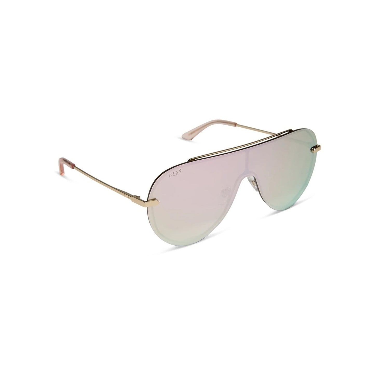 NEW DIFF Eyewear IMANI DE01-0637-GDCBN Gold Sunglasses Authentic