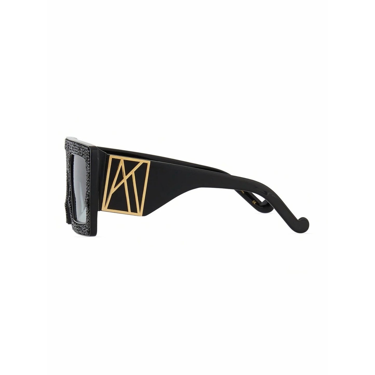 New Anna Karin Karlsson Mother Beep Black Crystal Sunglasses Authentic