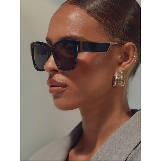 NEW DIFF Eyewear ISABELLA IC01-0420 Black Sunglasses Authentic