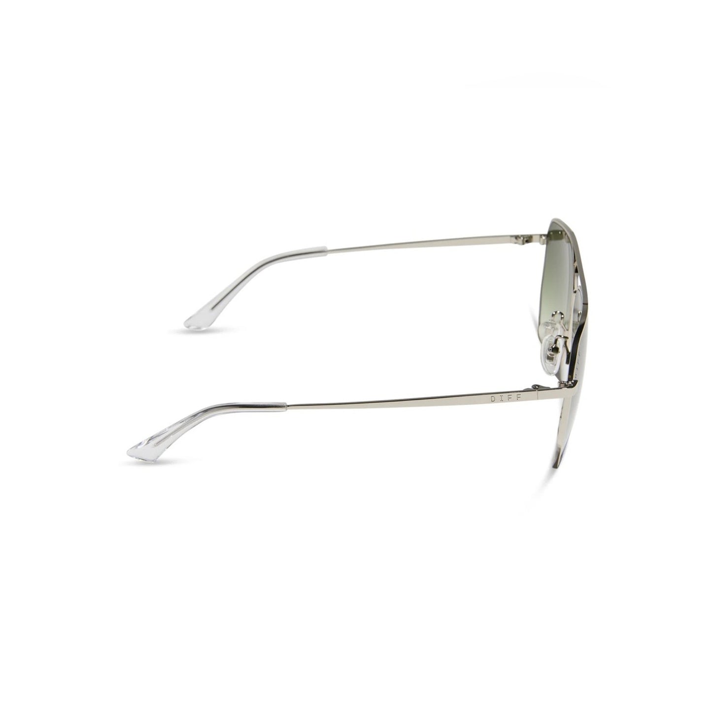 NEW DIFF Eyewear BERKELY DE01-0742 Silver Sunglasses Authentic
