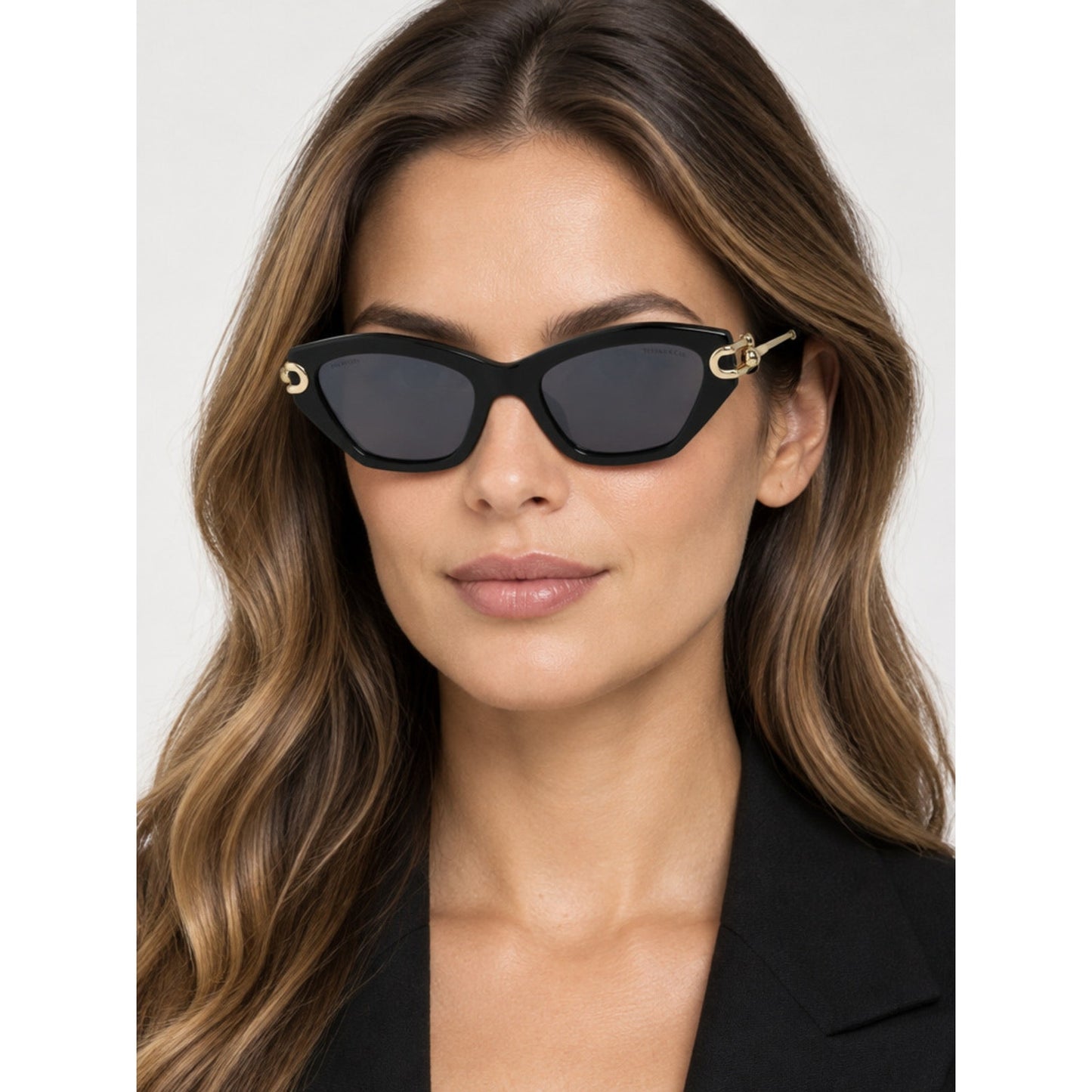 NEW TIFFANY & CO TF4231U 800181 BLACK Sunglasses Authentic
