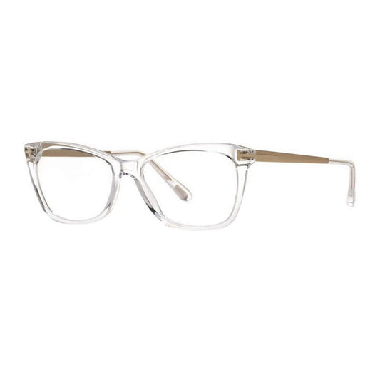 NEW Tom Ford FT5353 026 Crystal Eyeglasses Authentic