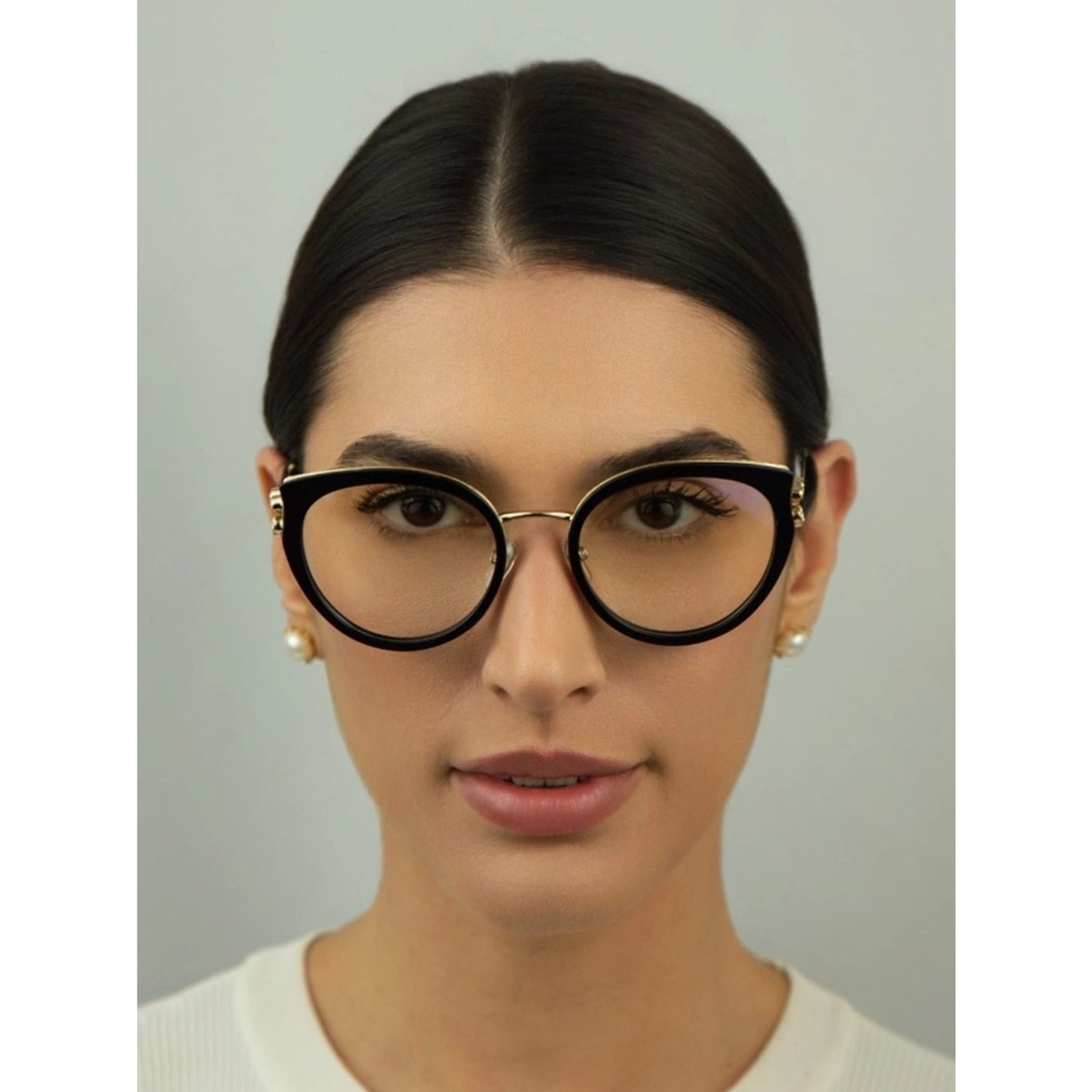 New Chopard VCH367S 0909 Cat Eye Shiny Havana Women Eyeglasses Authentic