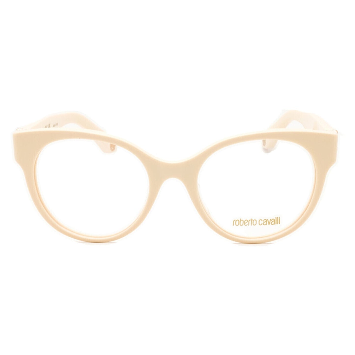 NEW Roberto Cavalli VRC027M 09X7 Shiny Beige Eyeglasses Authentic