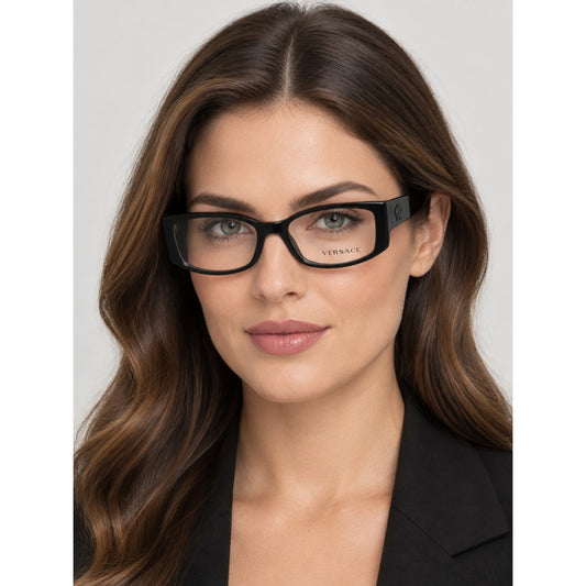 NEW Versace VE3343 GB1 Black Eyeglasses Authentic