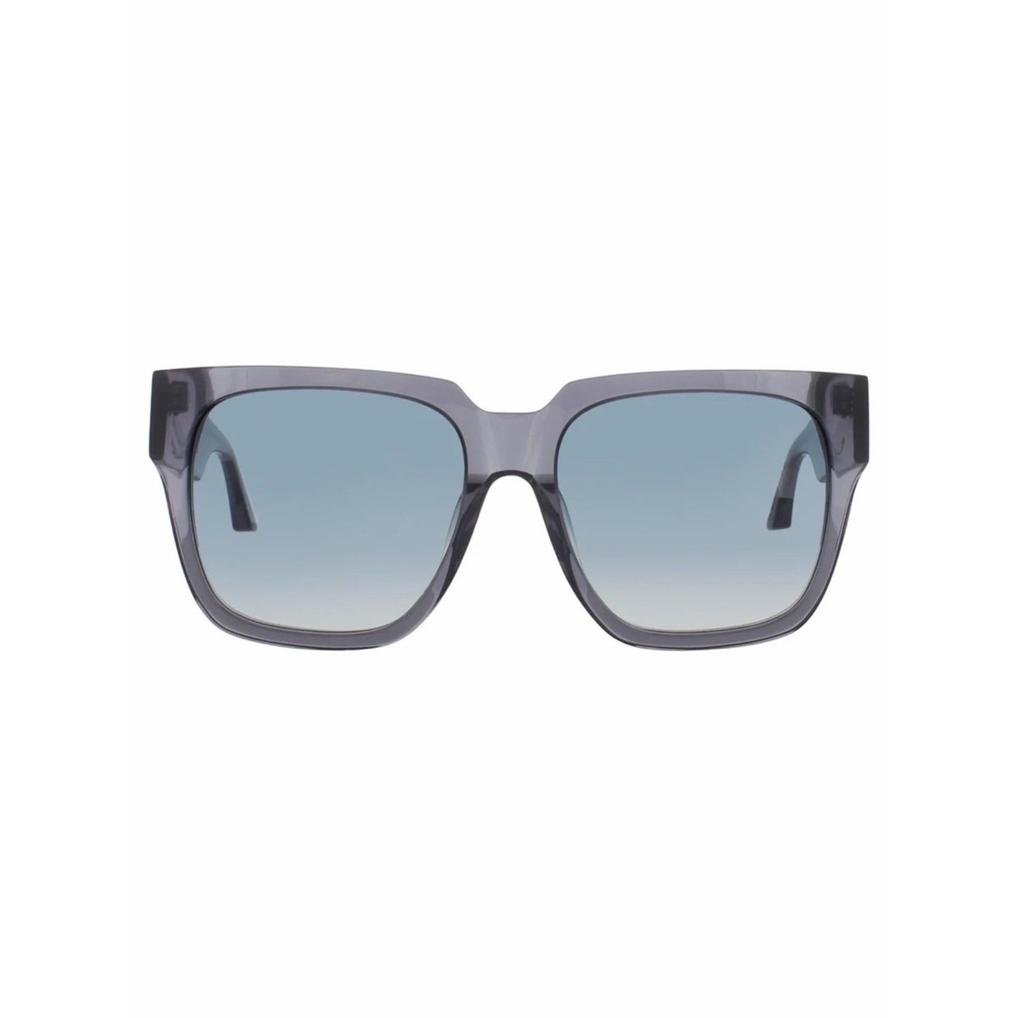 New Anna Karin Karlsson Coco Stories Grey White Gold Square Sunglasses Authentic