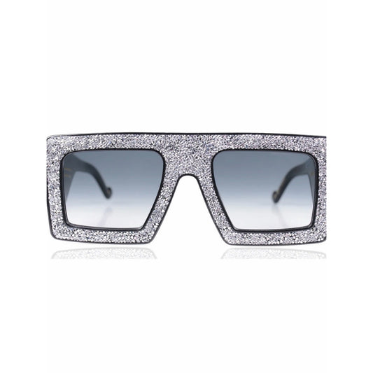 New Anna Karin Karlsson Mother Beep Ice Crystal Black Sunglasses Authentic