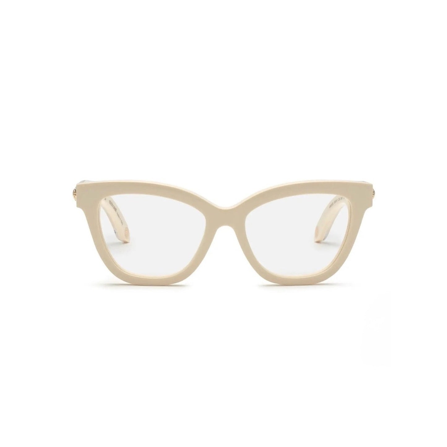 NEW Roberto Cavalli VRC072 09X7 Shiny Beige Eyeglasses Authentic