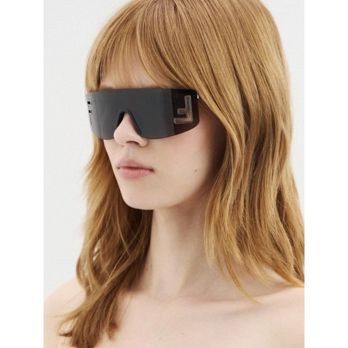 NEW FENDI FE40168U 14A SHINY LIGHT RUTHENIUM Sunglasses Authentic