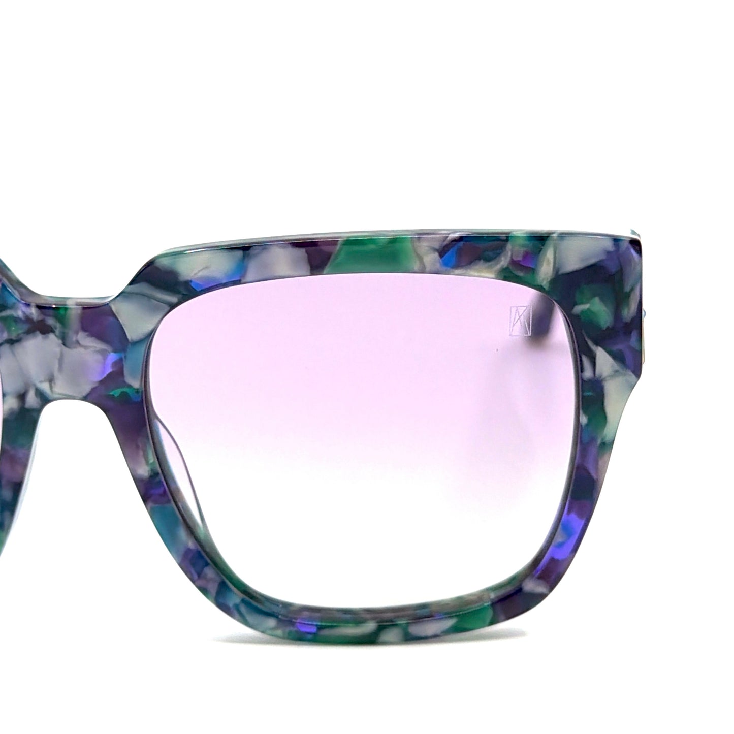 Anna Karin Karlsson Coco Stories Winter Square Sunglasses Blue-Purple Marble
