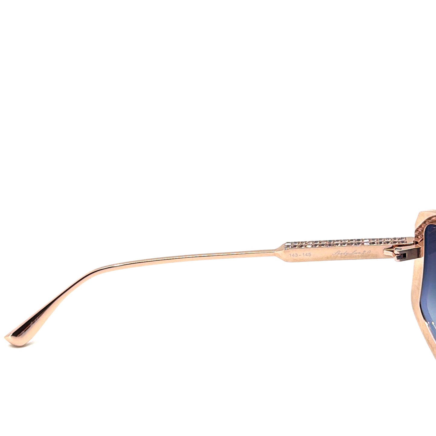 Anna Karin Karlsson Shady Luv 2.0 Rose Crystal Shield Sunglasses Authentic
