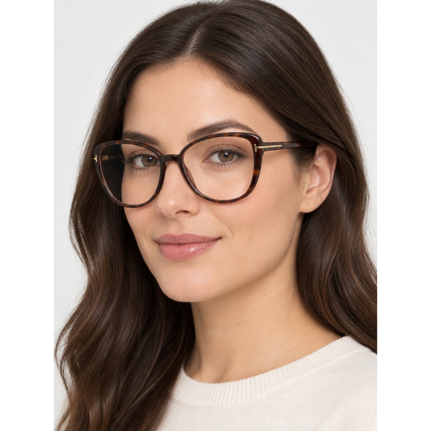 NEW Tom Ford FT5907-B 052 Dark Havana Sunglasses Authentic