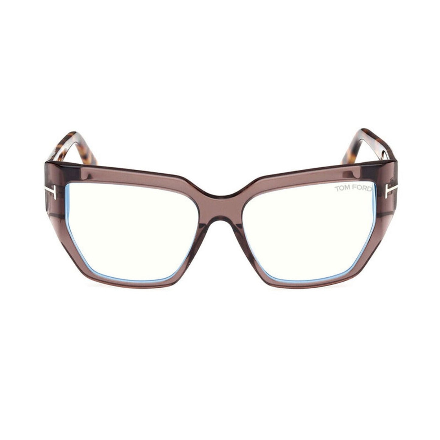 NEW Tom Ford FT5951-B 048 Shiny Dark Brown Sunglasses Authentic