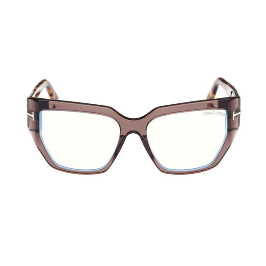 NEW Tom Ford FT5951-B 048 Shiny Dark Brown Sunglasses Authentic