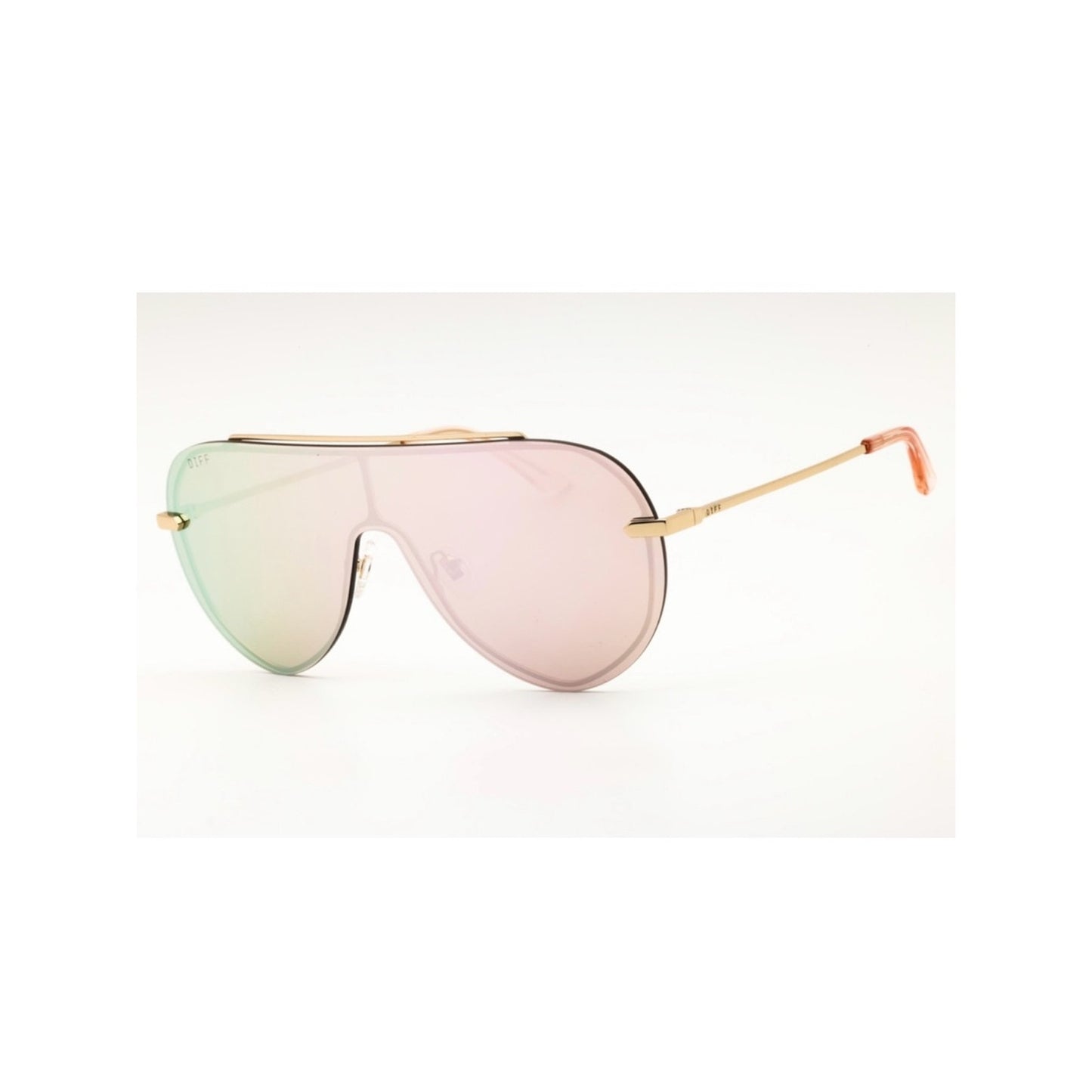 NEW DIFF Eyewear IMANI DE01-0637-GDCBN Gold Sunglasses Authentic
