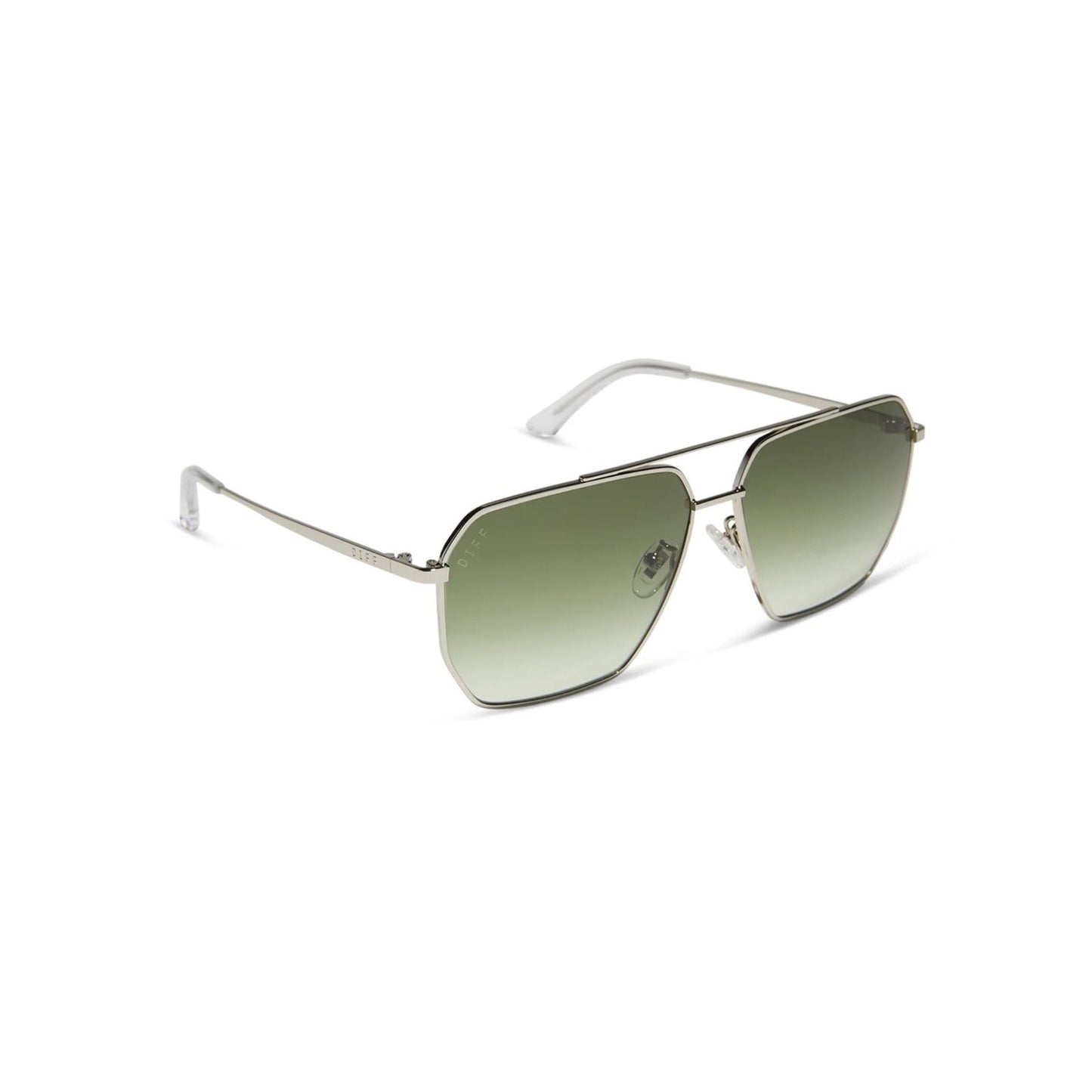 NEW DIFF Eyewear BERKELY DE01-0742 Silver Sunglasses Authentic