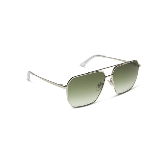 NEW DIFF Eyewear BERKELY DE01-0742 Silver Sunglasses Authentic