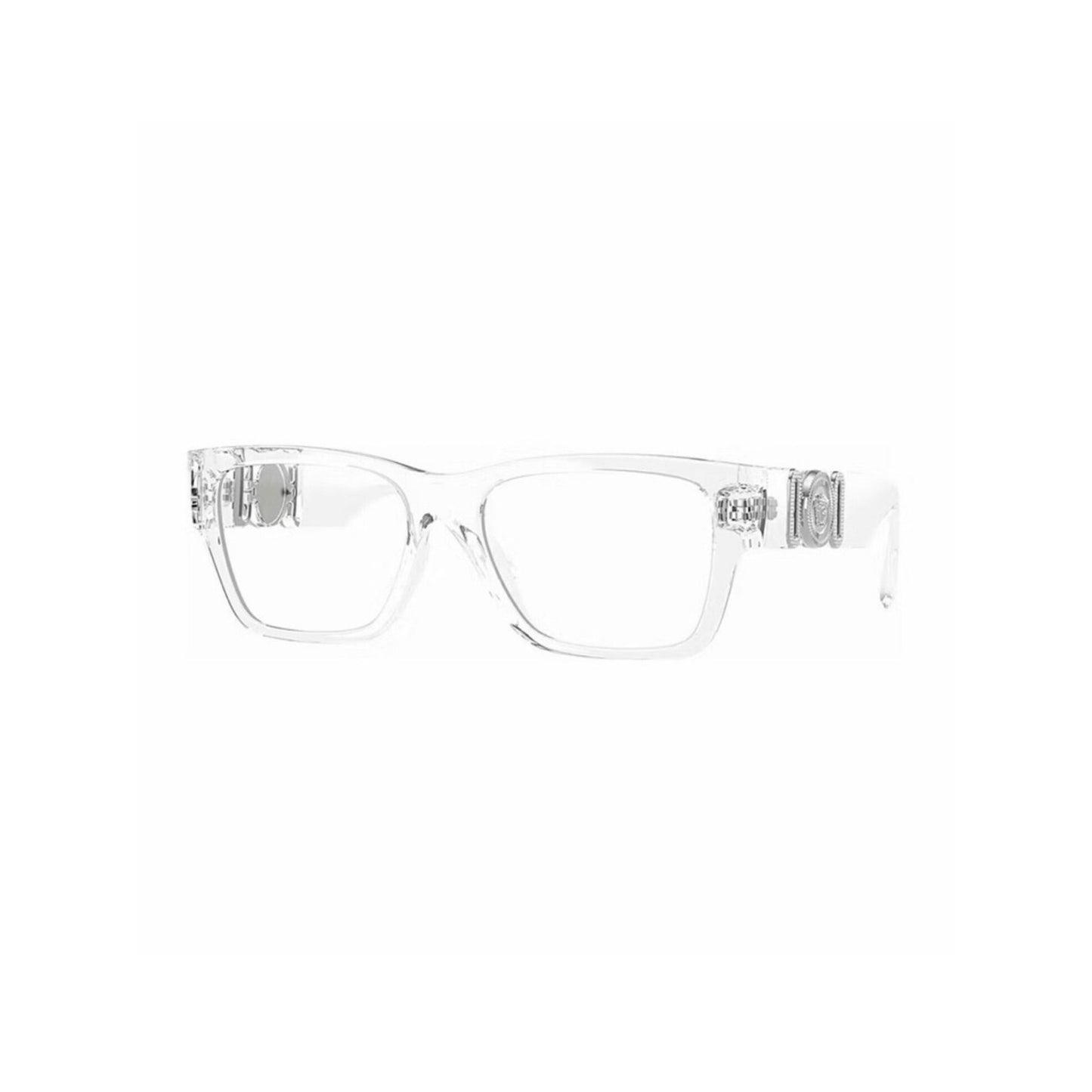 NEW Versace VE3368U 148 Crystal/Silver Eyeglasses Authentic